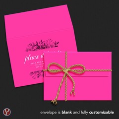 A7 Envelopes, 5 1/4″ x 7 1/4″, Fuchsia, Square Flap, 24w (90gsm), 25 Pk