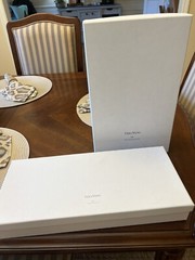 Vera Wang Wedding Cake And Knife Set And Champagne Glasses