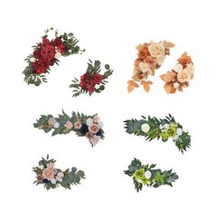 2Pcs Wedding Arch Flowers Wedding Decor for Party Wall Wedding Background