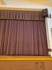 Theater / Stage Vintage Classic Velvet Curtains Mauve/Taupe 30’x13′ & Valance