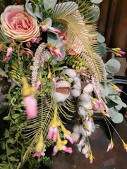 Professional Bridal Bouquet Silk Faux Flowers Colorful Spring Summer Loose Style