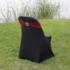 10pcs Stretch Spandex Chair Bows for Christmas Wedding Party Banquet Decorati…