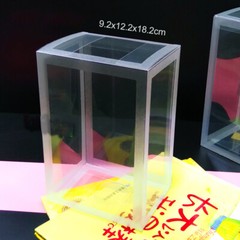 20pcs/set PVC Frosted Trim Favour Box Wedding Party Gift Toy Doll Display Boxes