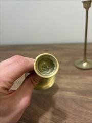 Vintage brass candle holder set of 3 home decor holiday Taiwan classic