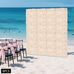 6pack Artificial Silk Hydrangea Flower wall Panel Wall Decor wall Panel
