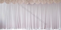 3M Ivory Detachable Swag for Wedding Backdrops,Cake and Top Table Skirts