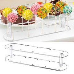 Food Safe for acrylic Cake Stand with 10 Holes for Weddings and Birthday Parties