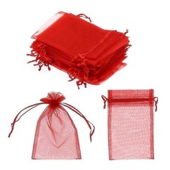10/20/50/100/200 Organza Wedding Party Favor Gift Candy Sheer Bags Jewelry Pouch