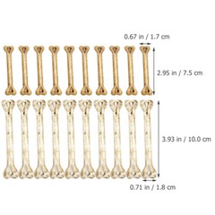 20Pcs Skeleton Bones Mini for Crafts DIY Prop Trick Toys Prank Props