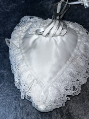 Vintage Classic Wedding Pillow Lace Ribbon