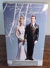 Weddingstar The Love Pinch Bridal Couple Porcelain Figurine Wedding Cake Topper