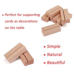 WILLOWDALE 6Pcs 2.17 Inch Place Card Holder, Photo & 6pcs 2.17″, Beige