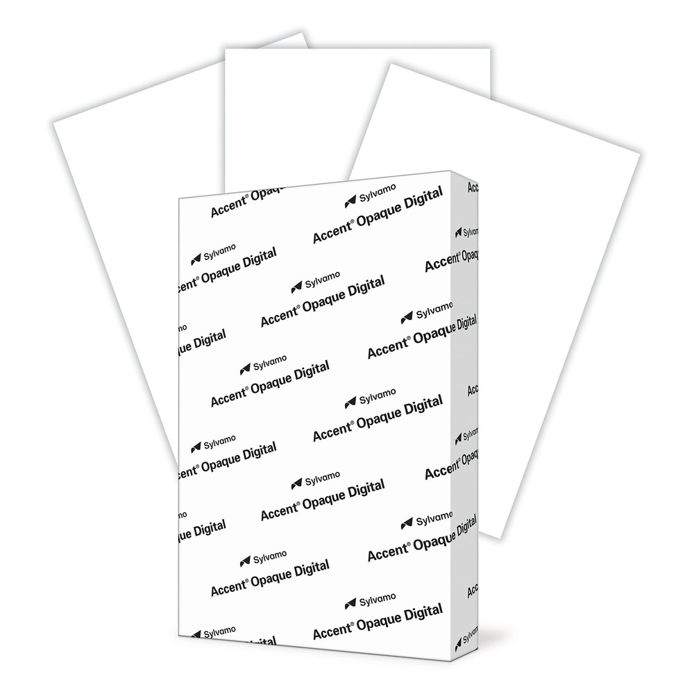 Accent Opaque 17” x 11” White Cardstock Paper, 200 Sheets (1 Ream), 100 lb