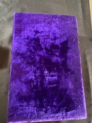 Silver Plated Champagne Flutes X 2, Purple Velvet Box