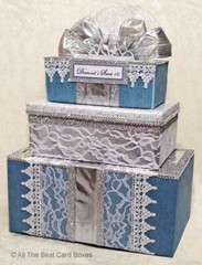 Quinceanera,Sweet 16,Card Box,Denim and Diamonds,fabric,silver,bling,table decor