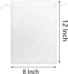 25 pcs 8×12 Inches Drawstring Organza Bags Wedding Party Favor Gift Candy Toys M