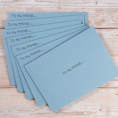50 Pack 5 x 7 Envelopes Colored Self Seal for 5.25 x 7.2 inches, Dusty-Blue