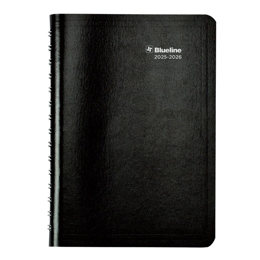 Blueline® Essential Academic Daily/Monthly Planner, August 2025 to July 202