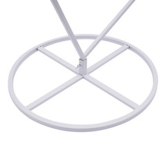White Metal Flower Frame Weddings Square Backdrop Garland Plants Display Stand