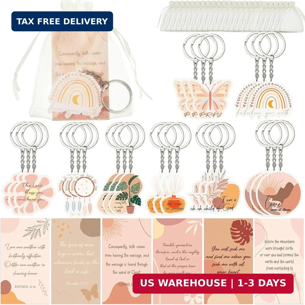 Threehoney 24 Sets Christian Party Favors Christian Religious Gifts for Women Bu