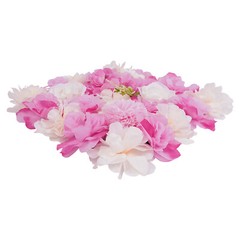 12PCS Artificial 3D Flower Wall Panel Wedding Backdrop Wall Decor Pink 15*15in