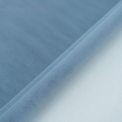 Dusty Blue TULLE NET FABRIC 54″ wide x 40 yards Bolt Crafts Sewing Put-up
