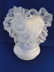 New Vintage Wilton «Lacy Elegance » Wedding Cake Top, blue , 109-2004