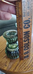 Round Ribbed Glass Taper CANDLE HOLDERS Centerpieces Party Events