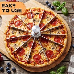 2 Pcs 12 Cut Pie and Cake Marker, Aluminum Alloy Guideline and Portion Divide…
