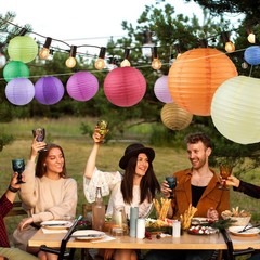 Chinese Paper Lantern Decoration Wedding Party Festival 8″ 10″ 12″ 14″ 16″