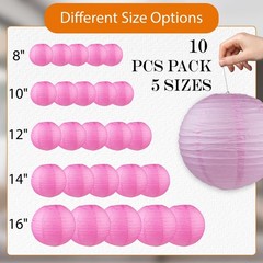 Chinese Paper Lantern Decoration Wedding Party Festival 8″ 10″ 12″ 14″ 16″