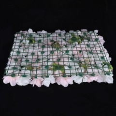 6 Pieces Artificial Flower Wall Panel Wedding Venue Rose Hydrangea Wall 60x40cm