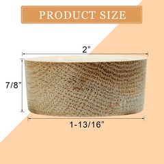 5 Pieces White Oak Wine Barrel Bung 2 Inch about 1-7/8 inch, wood colors