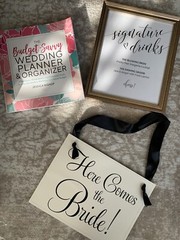 Gold Wedding Table Decorations (Table Numbers, Signage, Tablecloth & more!)