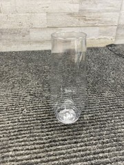Tossware POP – Clear Plastic Diamond Flute Set of 12