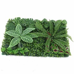 12 Pcs Artificial Plant Wall Mat Greenery Wall Hedge Grass Fence Foliage Panel