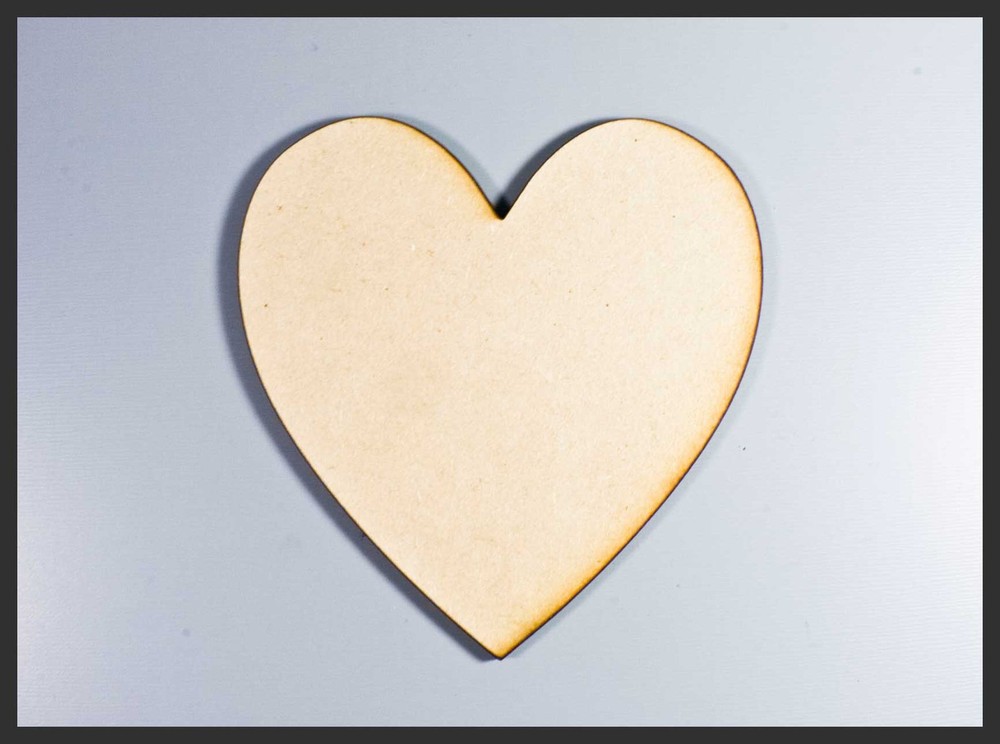 Wooden Wood RAW MDF Heart Shaped Love Wedding Home Party Plaques Signs Cutouts