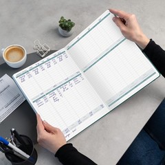 Clever Fox Large Income & Expense Tracker Bookkeeping Ledger – 2 Year Financial