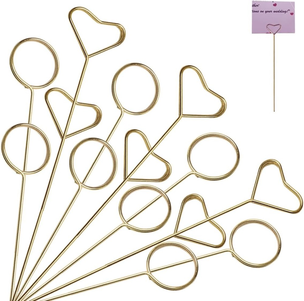 40Pcs Floral Pick Card Holder, Card Holder for Flower Arrangement, Gift Card Tre