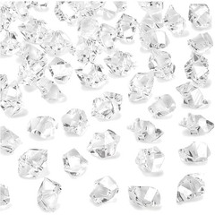 150PCS Crystal Clear Fake Diamonds – Ideal for Centerpieces and Party Scatter