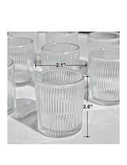 24 Pieces Clear Candle Holder Wedding Centerpieces for Tables, Votive Candle