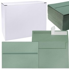 Winlyn 100 Pcs Sage Green A7 Invitation 100 Green,