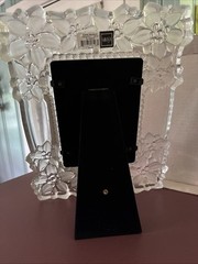 Mikasa Floral bouquet Crystal 5×7 Photo Frame For Weddings