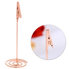 12PCS Table Number Holders Photo Holder Stands Place Paper Menu Clips