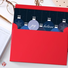 A2 Red Envelopes for Holiday Invitations & Greetings – 5 3/4 x 4 3/8″ – 25 Qty
