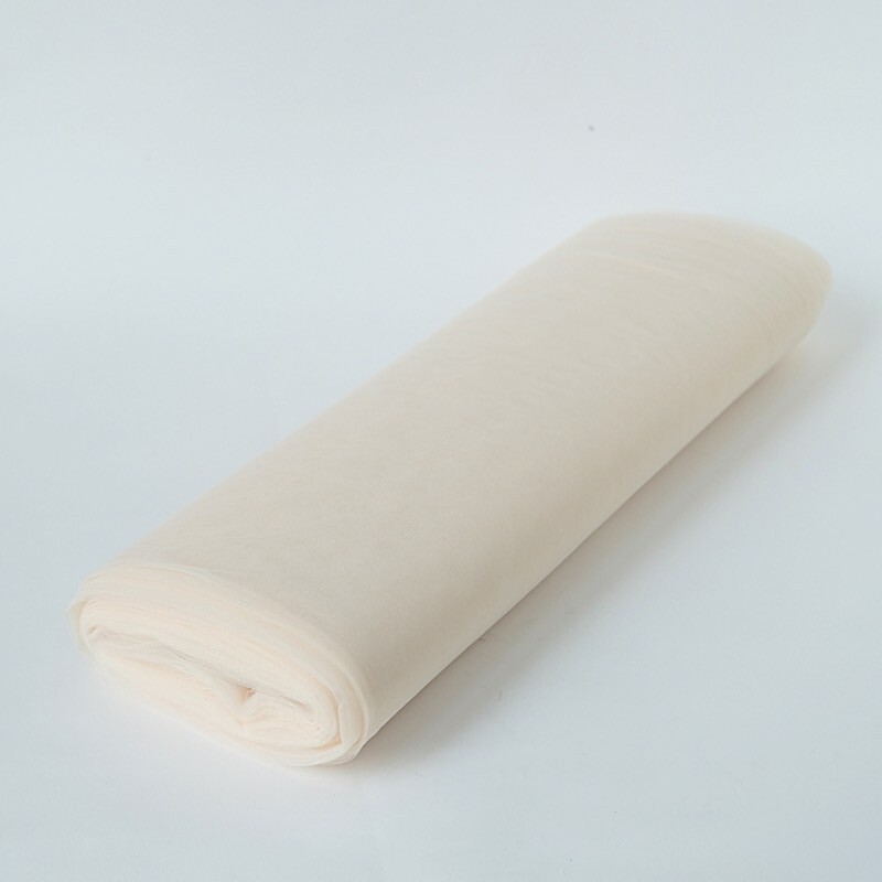 Ivory TULLE NET FABRIC 108″ wide x 50 yards Bolt Crafts Sewing Put-up Wedding
