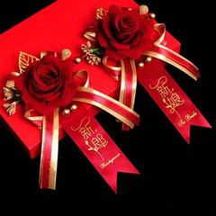 Wedding Corsage Wedding Artificial Flower Bride and Groom Corsage Wedding Suppli