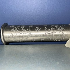 Vintage Embossed Pewter Wedding Keepsakes Certificate Holder Brand New