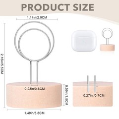 Table Number Holders Pack of 10 Metal Wire with Wooden Base for Better Stabil…