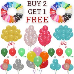 20 X Latex PLAIN BALOONS BALLONS helium BALLOONS Quality Party Birthday 10″